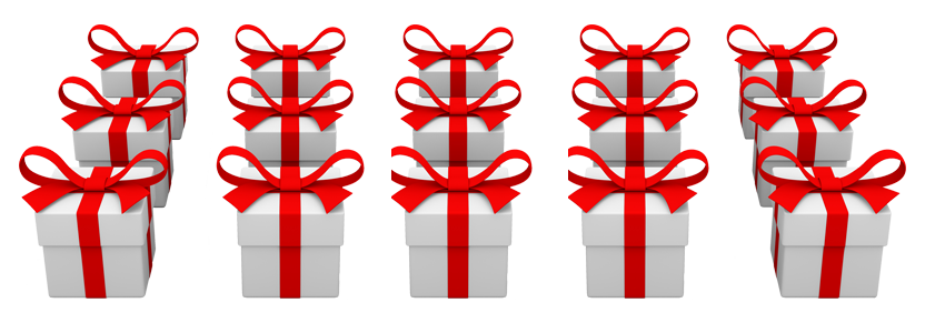 An abundance of free–of–cost bonuses